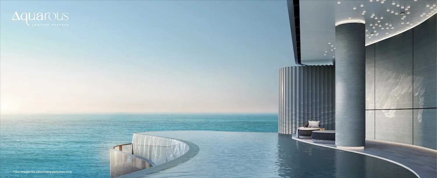 Aquarous Jomtien Pattaya, бассейн и зона отдыха