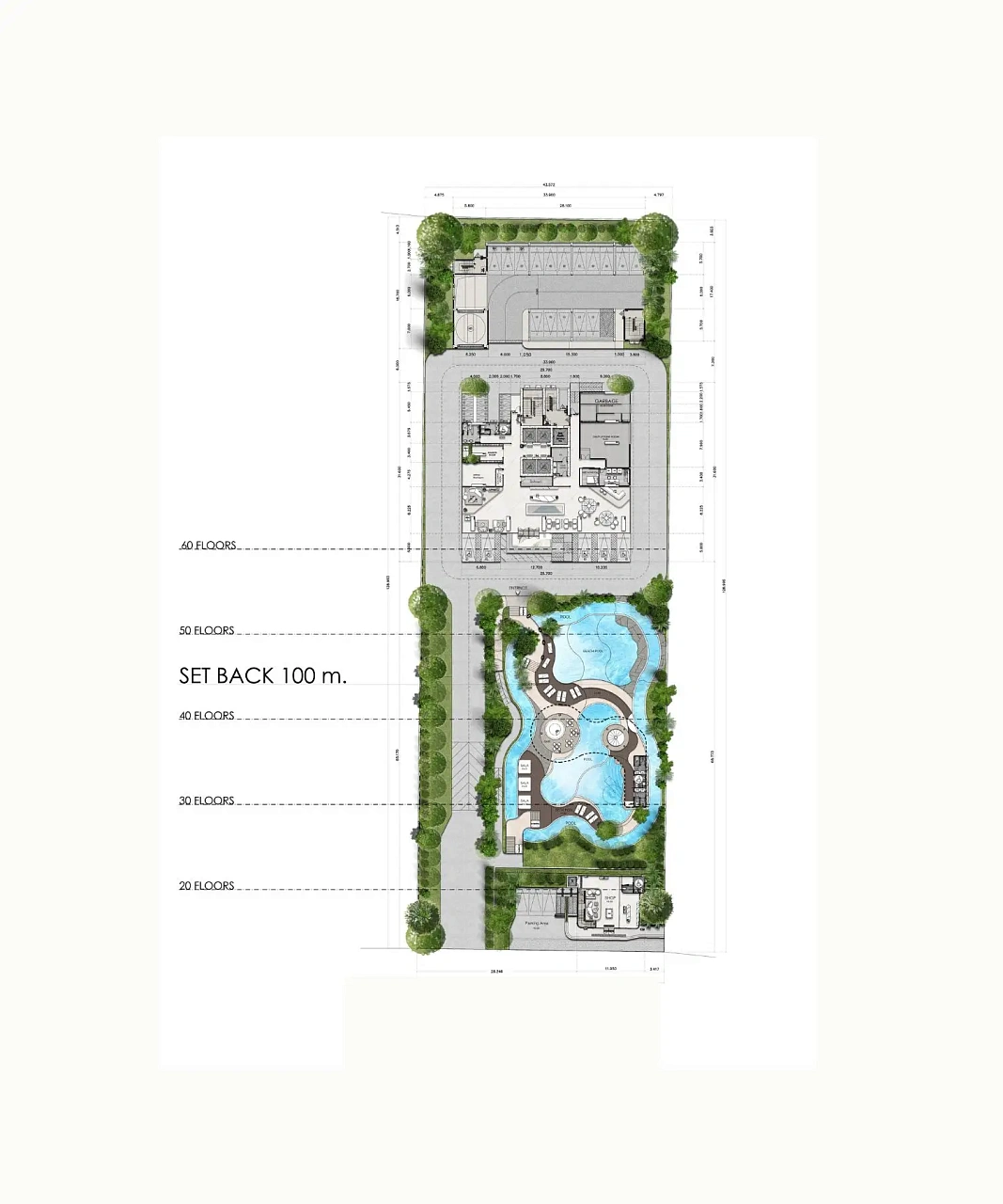 Dusit Sea Spire, план этажа 3