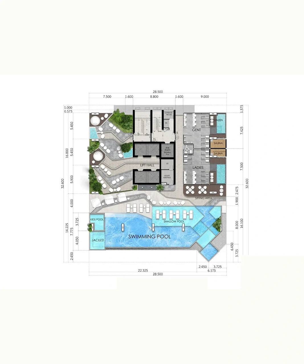 Dusit Sea Spire, план этажа 7