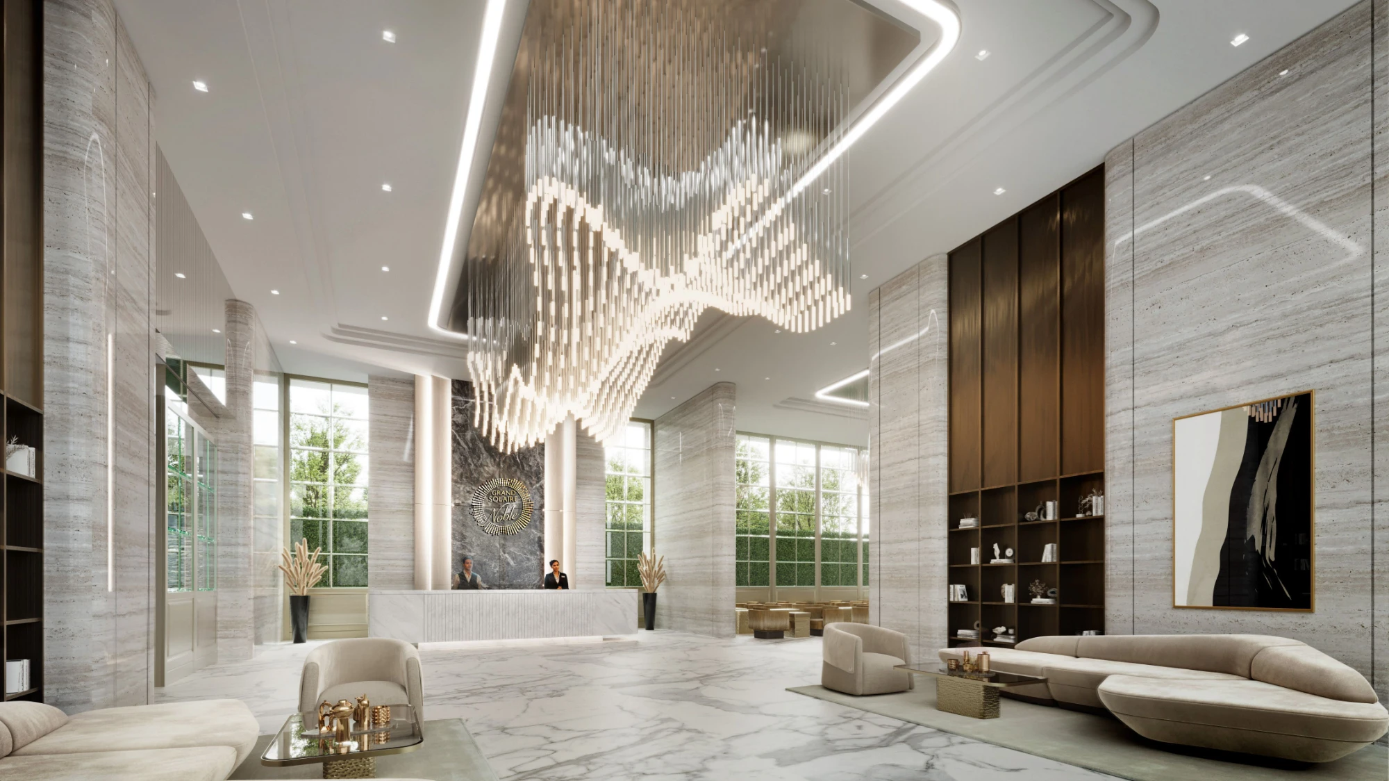 Grand Solaire Noble, лобби