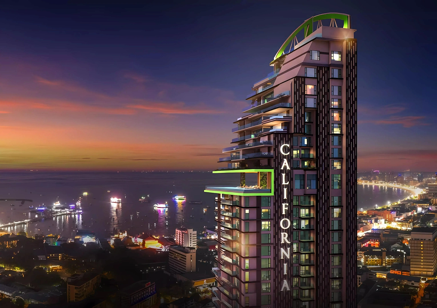 The Riviera California, панорамный бассейн