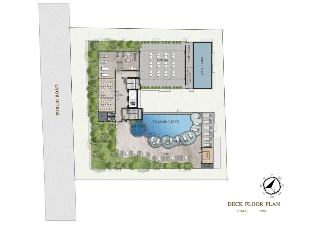 Siam Oriental Beach, план этажа 4