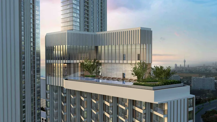 Skypark Lucean, бассейн на верхнем уровне