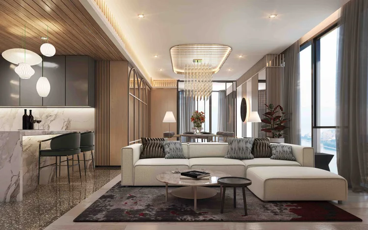 Skypark Lucean, гостиная квартиры