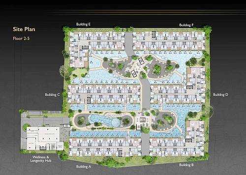 Zenith Pattaya II, план второго этажа
