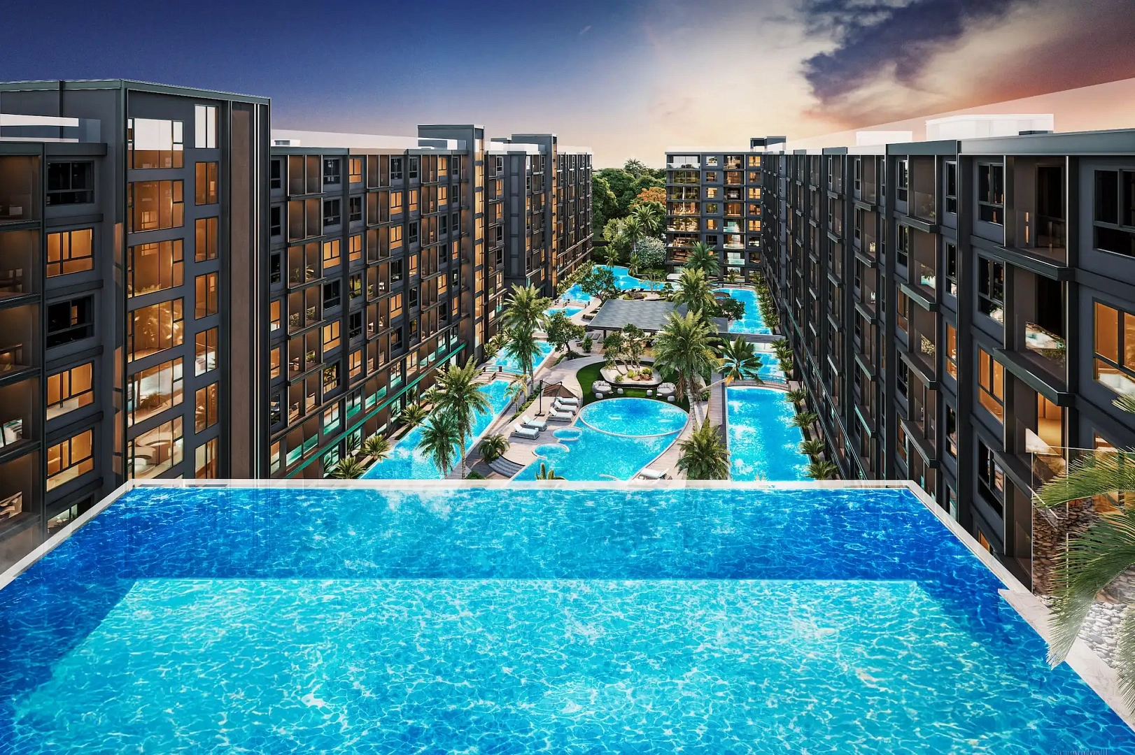Zenith Pattaya II, лобби