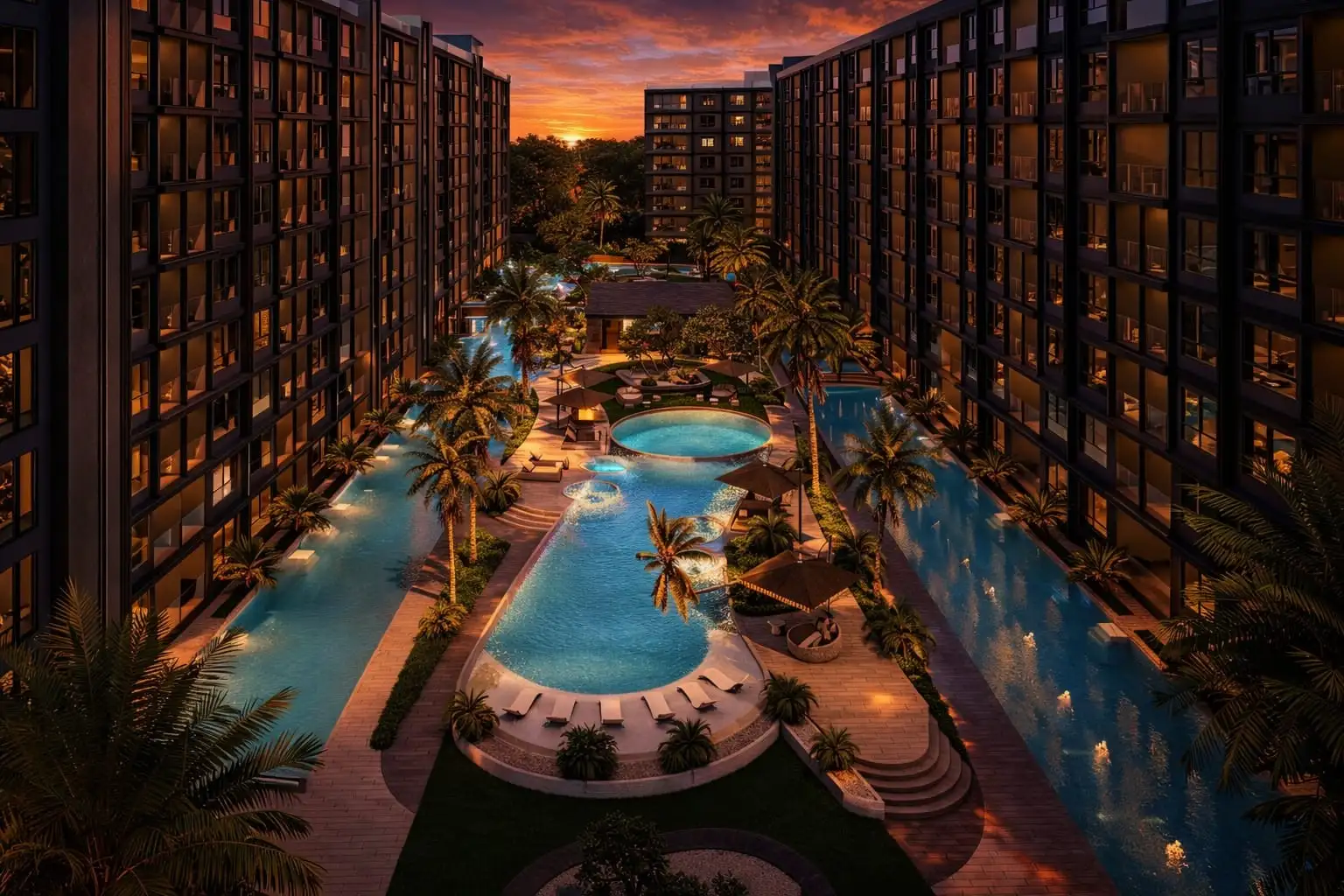 Zenith Pattaya II, зона здоровья и отдыха